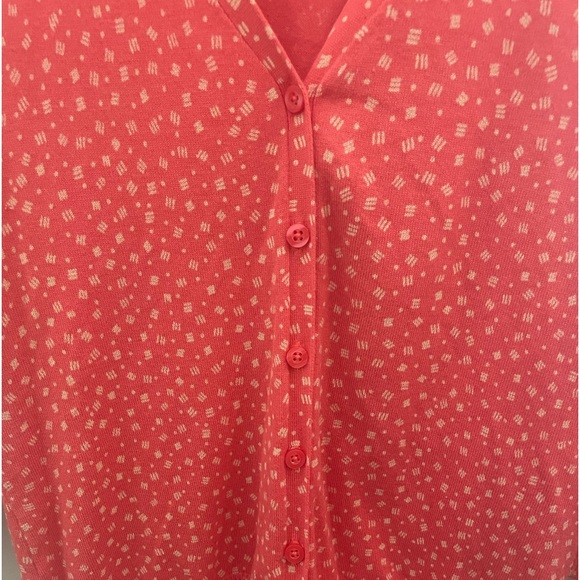 Pink & Cream Polka Dot Cardigan Medium - Picture 5 of 6